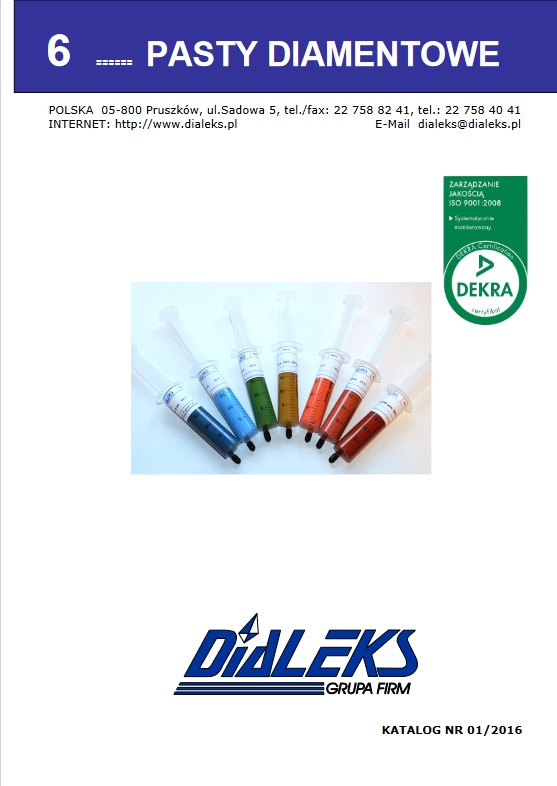 Katalog Dialeks Pasty diamentowe