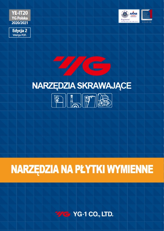 Katalog YG-1 Narzędzia na płytki
