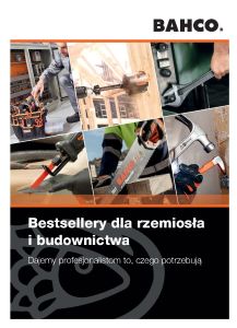 Katalog Bahco Dla rzemiosła i budownictwa