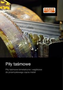 Katalog Bahco Piły taśmowe